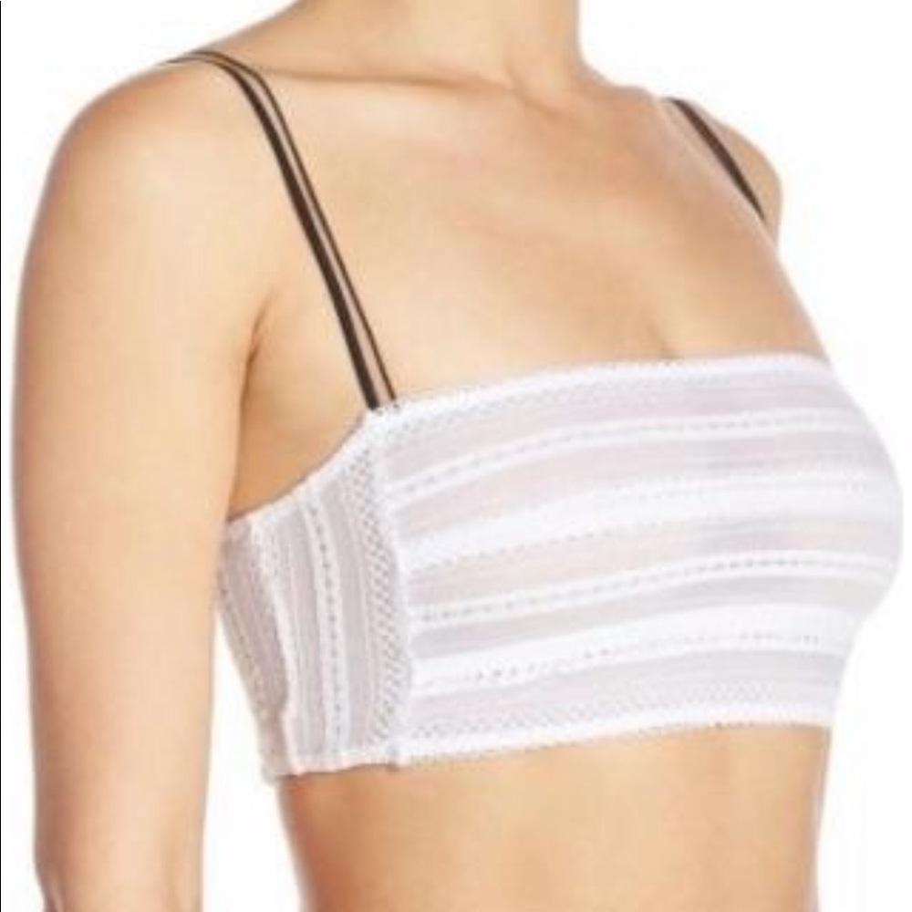 ❤️Free People Karina Mesh Bralette White G1544 - Picture 8 of 8
